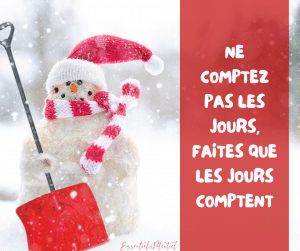 Faites que les jours comptent !